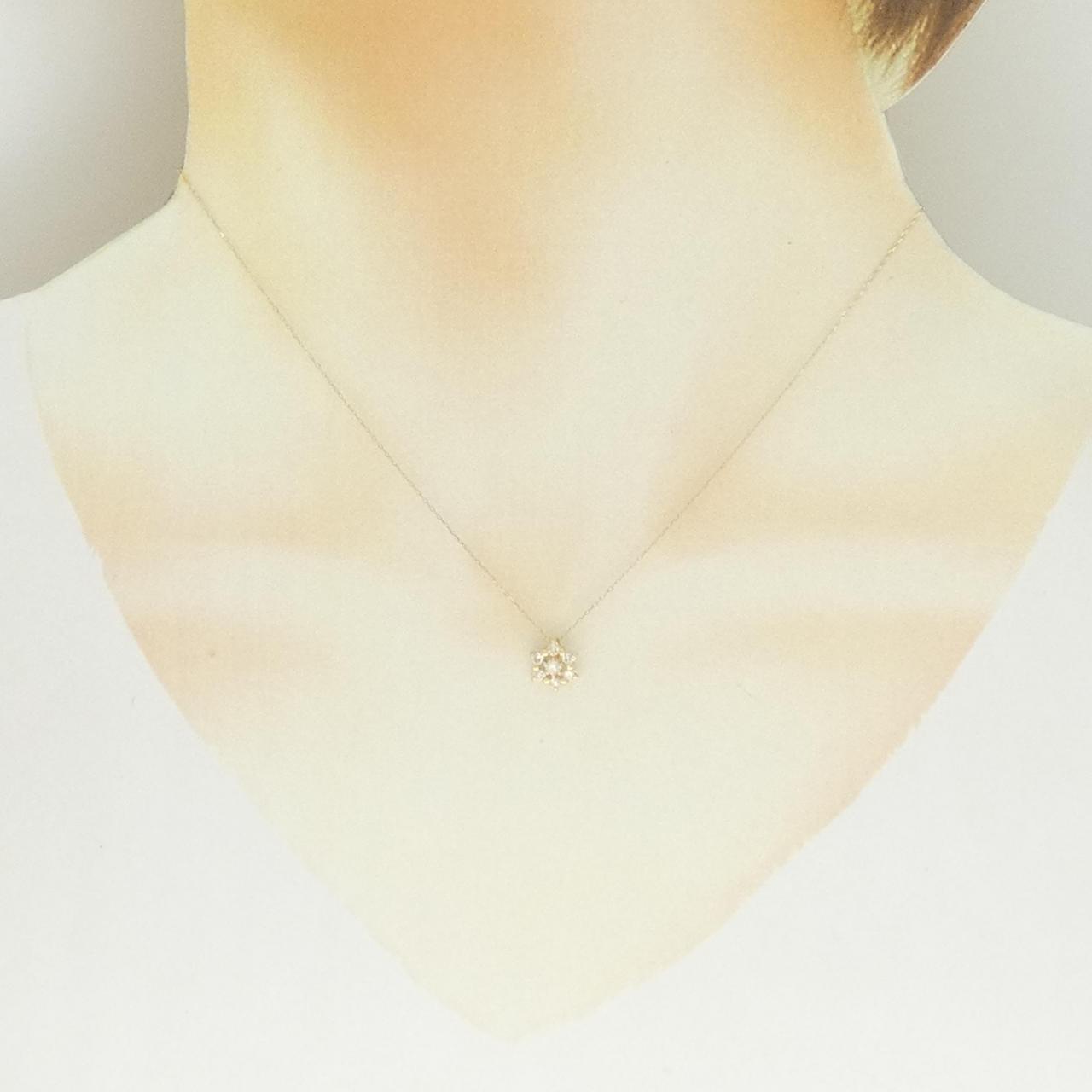 K18YG ダイヤモンド ネックレス 0.20CT