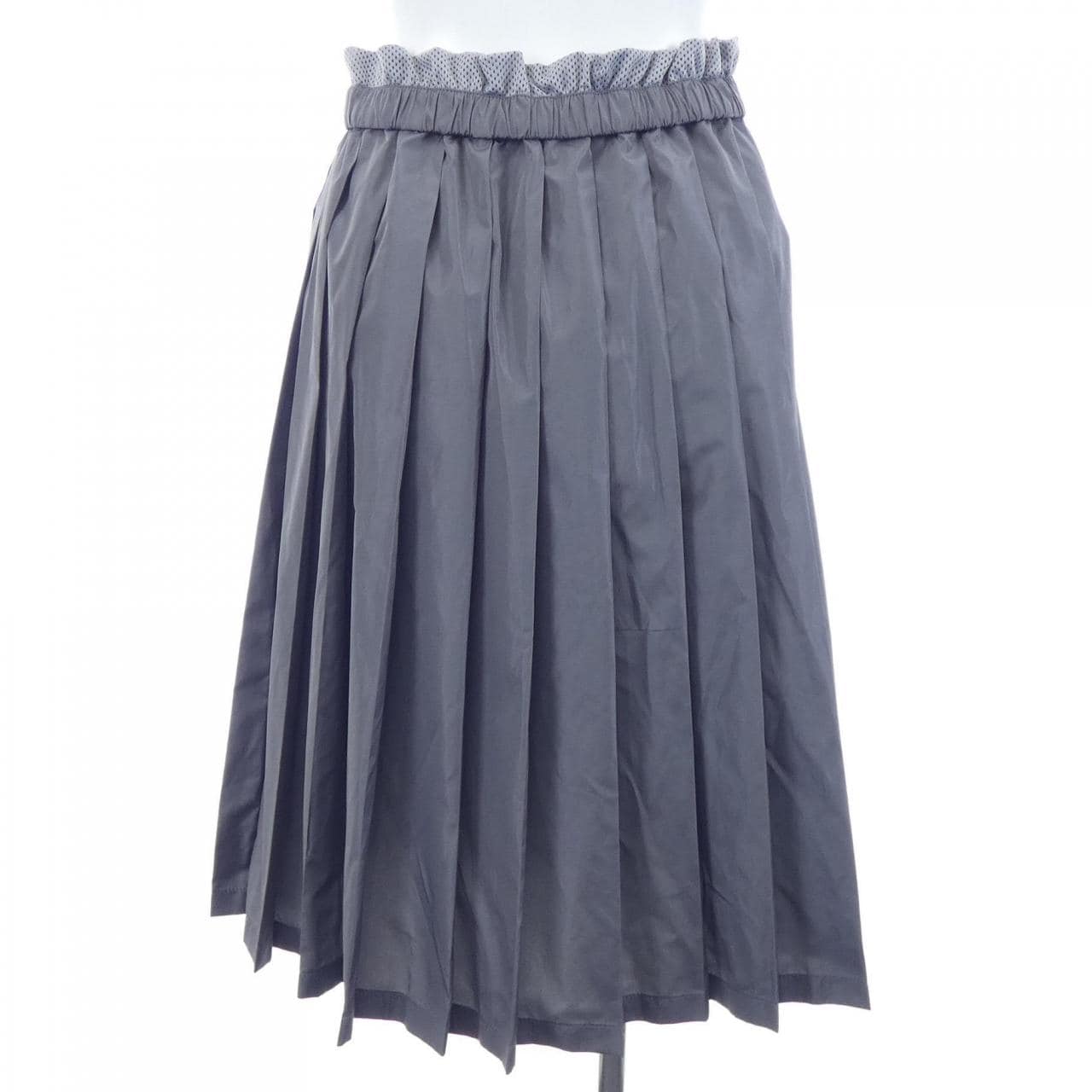 ミュウミュウ MIU MIU テクニカルシルク スカート MIU MIUロゴ MG2467 SOOO 121G スカート