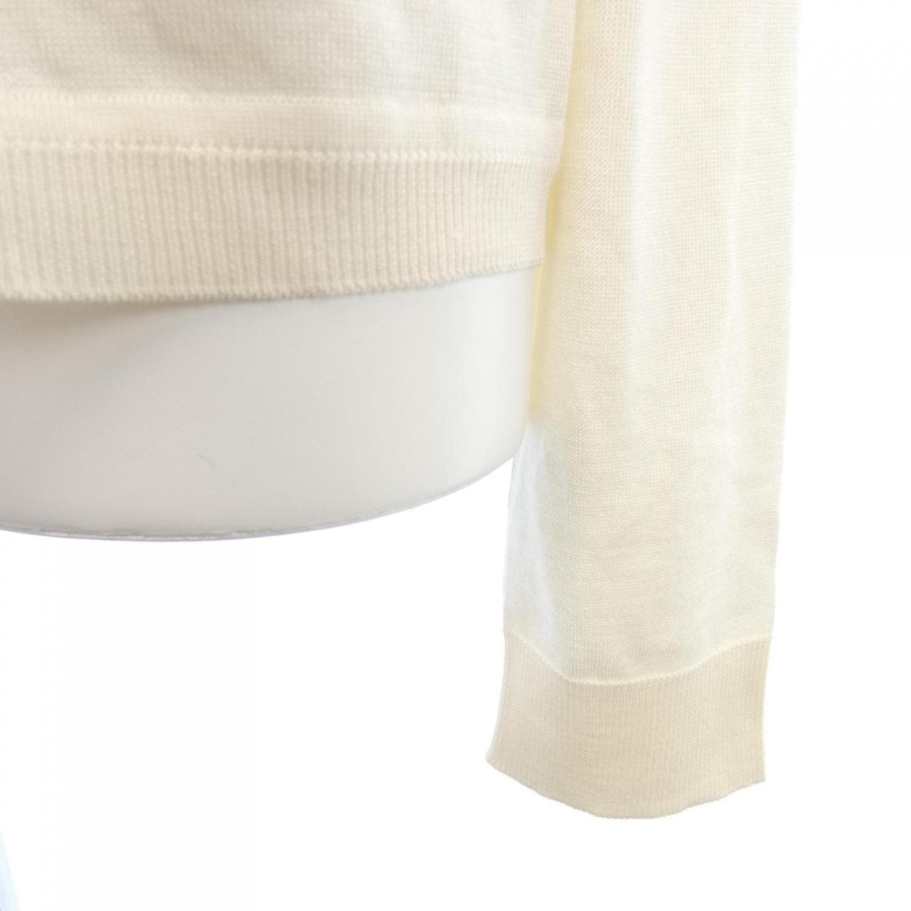 HERMES Les Rubans du Cheval *07-7751 Twill Reine Cardigan