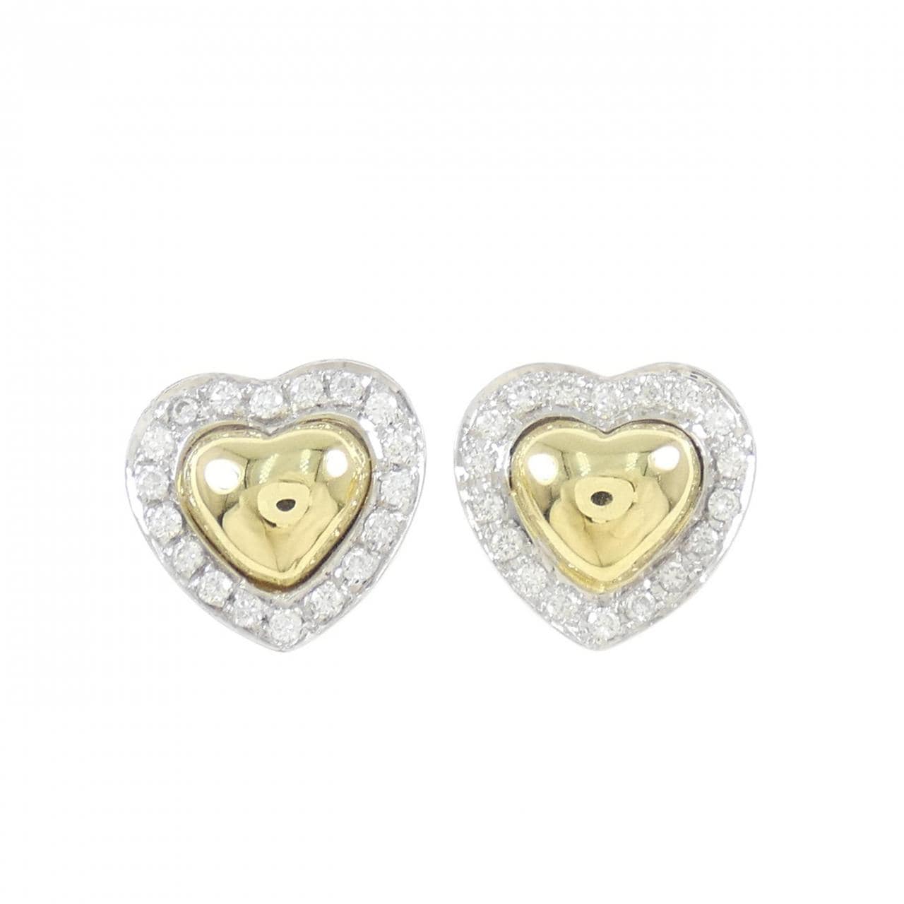 750YG/750WG/K18YG Diamond earrings 0.38CT