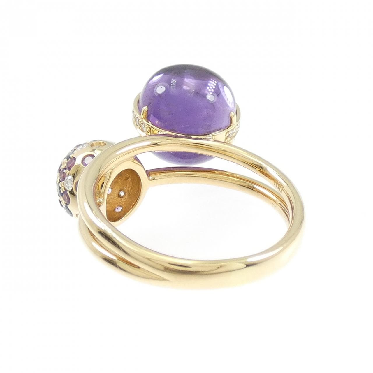 K18YG カラーストーン リング