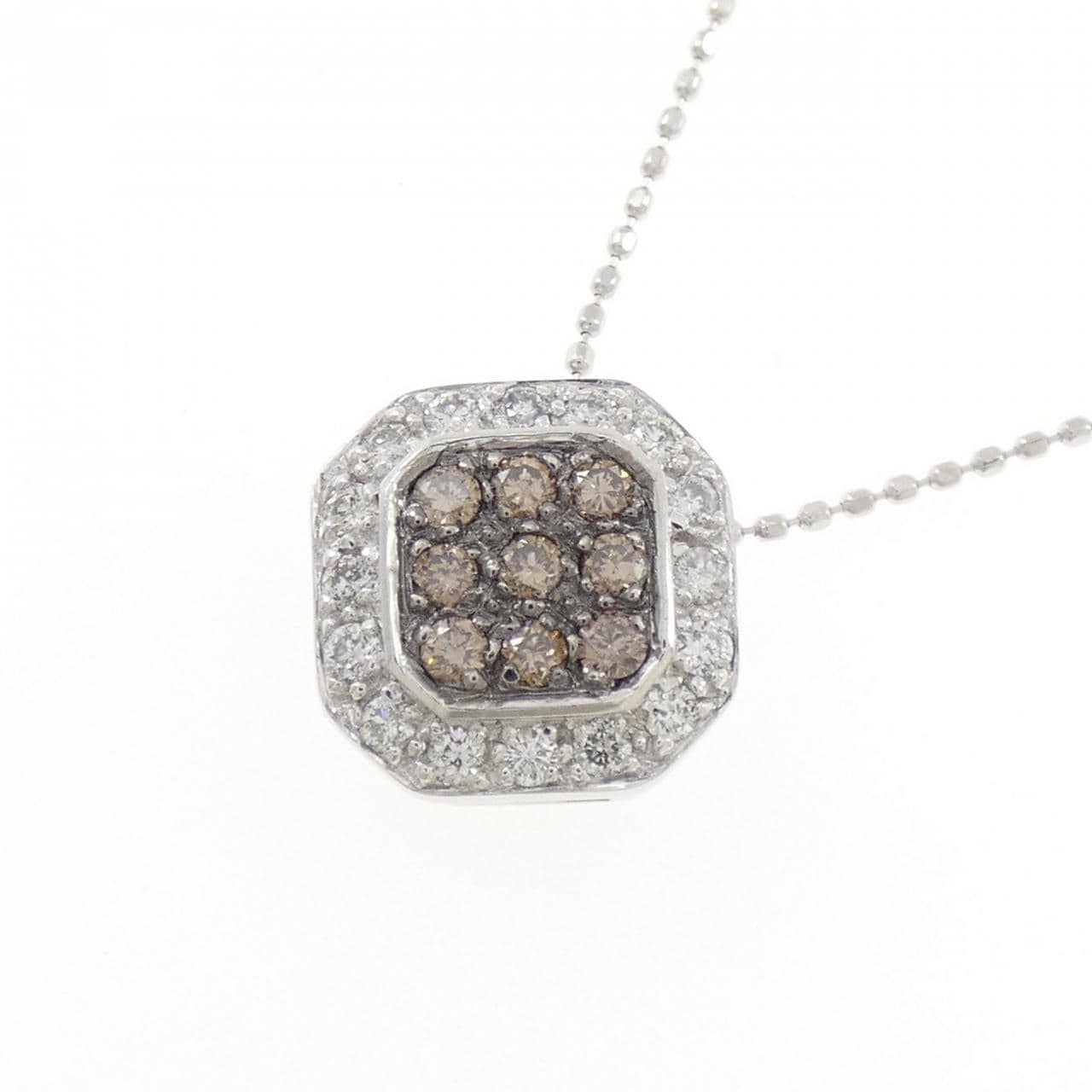 K14WG/K14BG/K18WG ダイヤモンド ネックレス 0.15CT