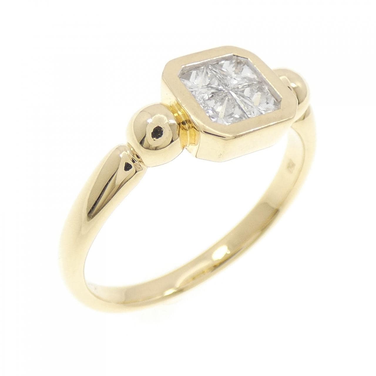 K18YG ダイヤモンド リング 0.42CT
