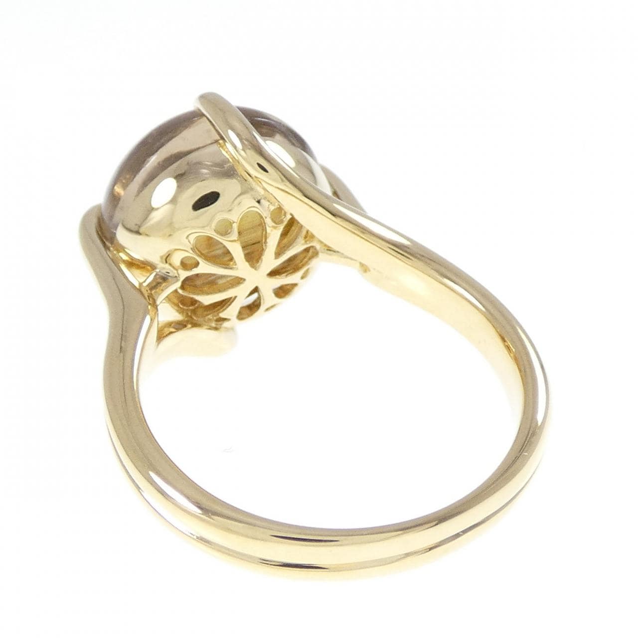 K18YG ルチルクオーツ リング