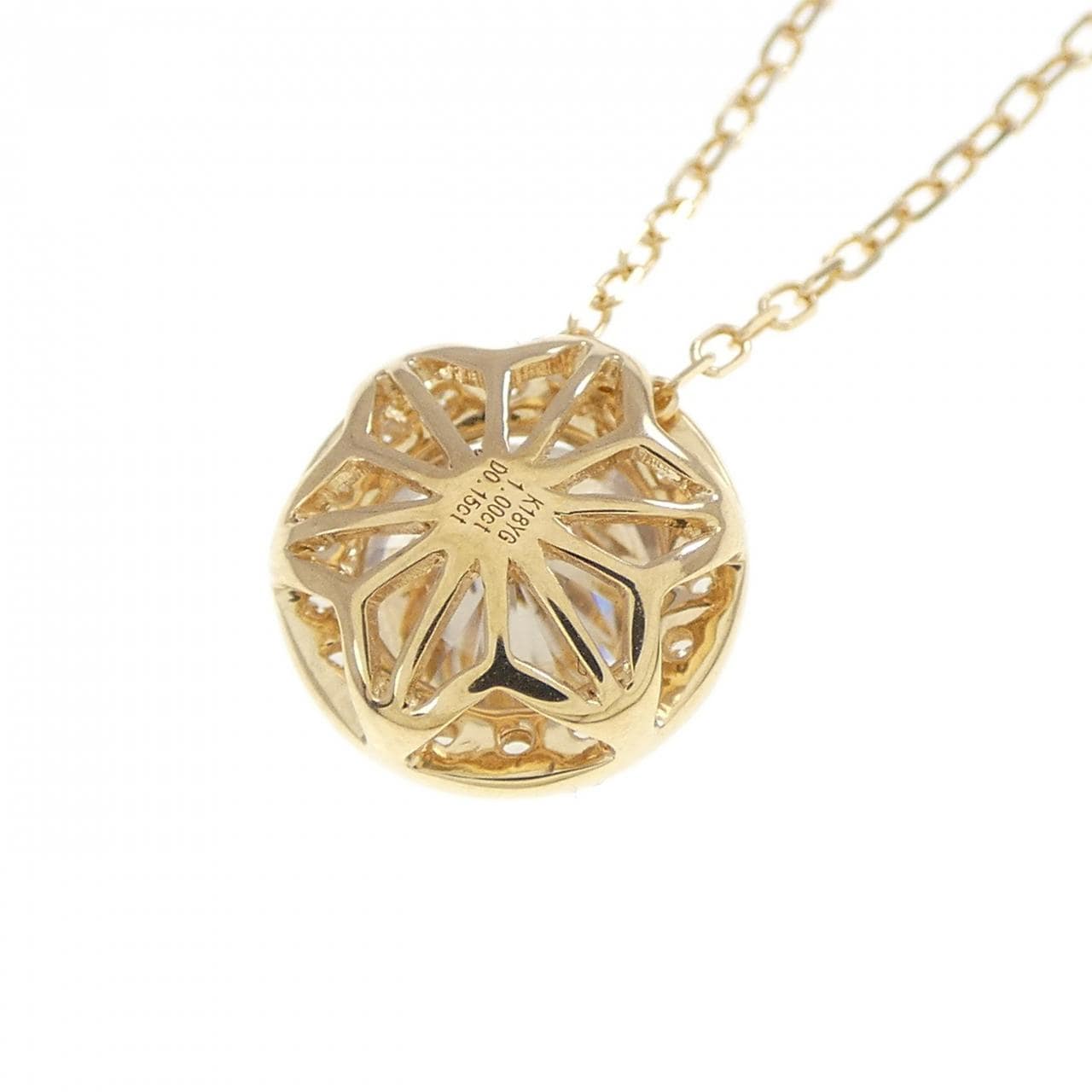 K18YG ダイヤモンド ネックレス 1.00CT