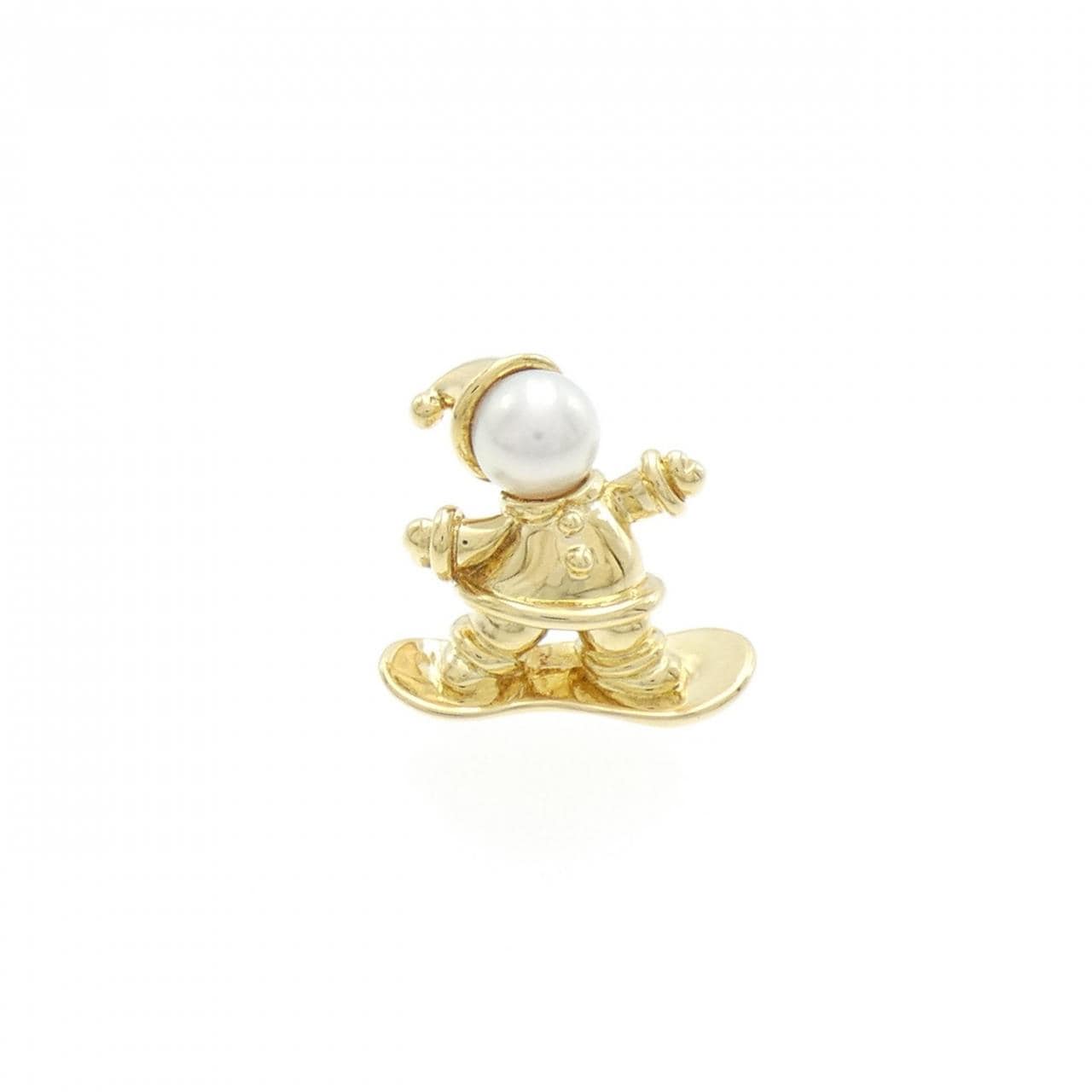 MIKIMOTO Akoya珍珠胸针 5 毫米