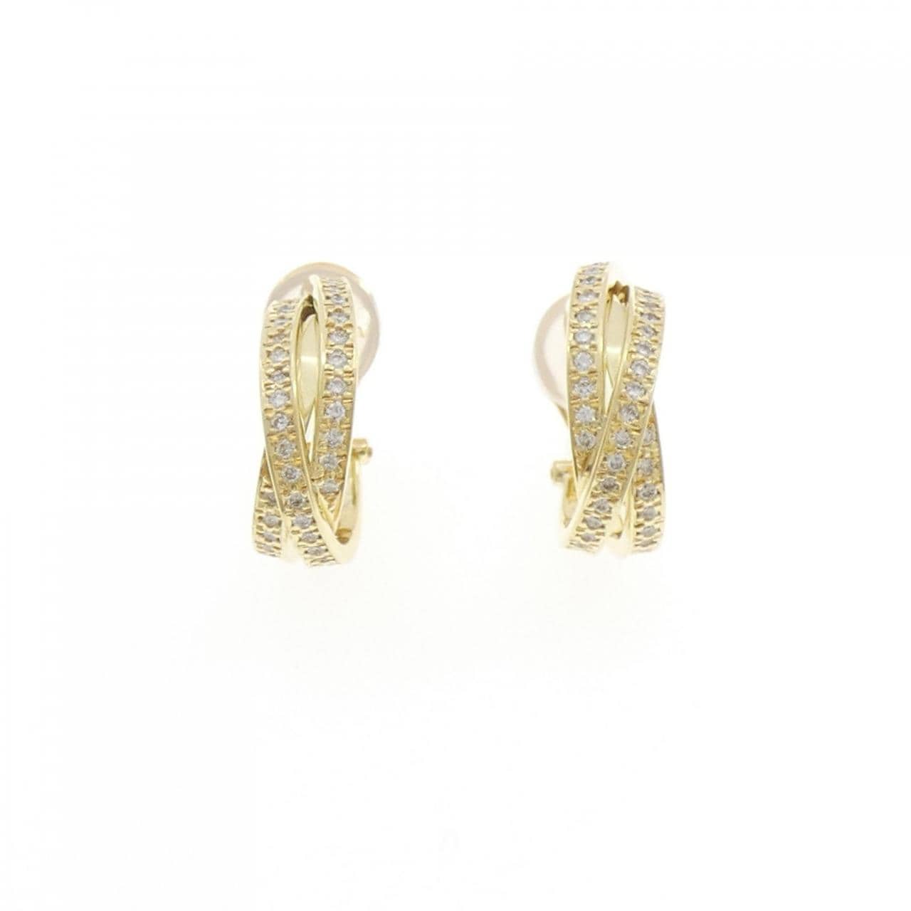 K18YG ダイヤモンド ピアス 0.98CT