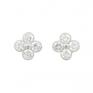 【新品】PT900 ダイヤモンド ピアス 1.007CT 1.005CT G VS2 VG