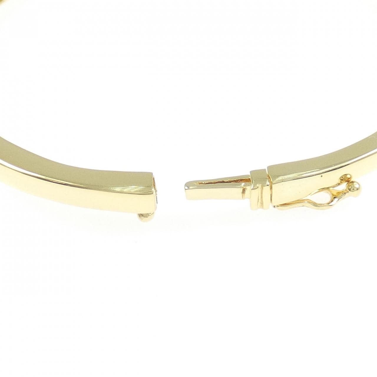 K18YG钻石手镯，1.3克拉