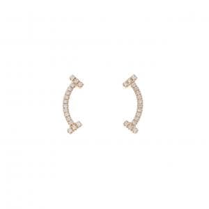 ティファニー Tスマイル ピアス