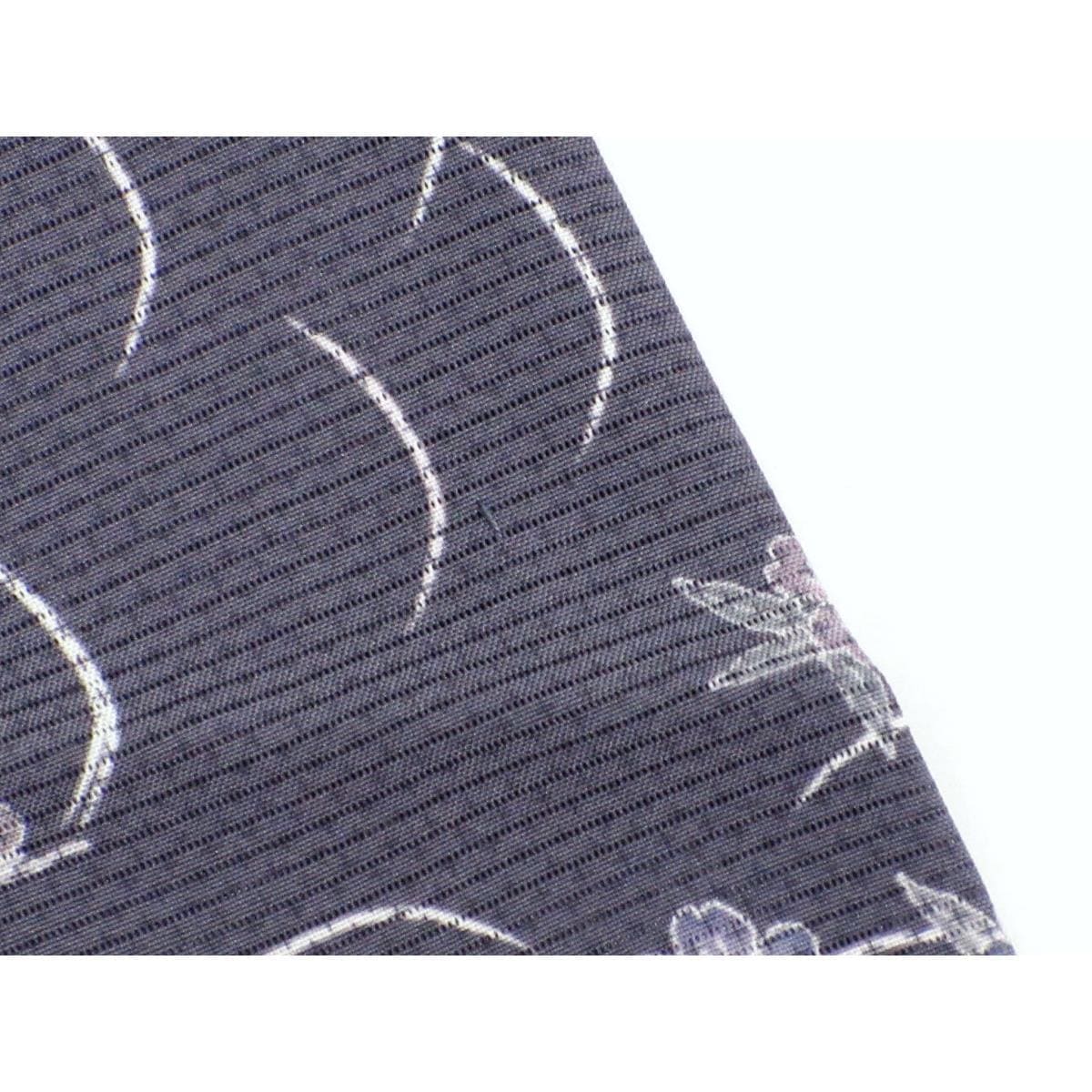 【未使用品】単衣　駒絽訪問着　友禅加工ボカシ染