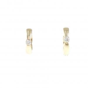 K10YG ダイヤモンド ピアス