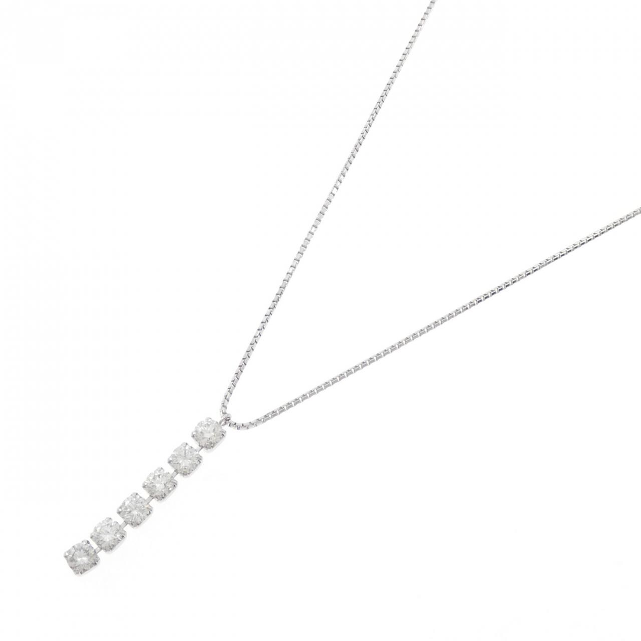 PT900 ダイヤモンド ネックレス 1.00CT