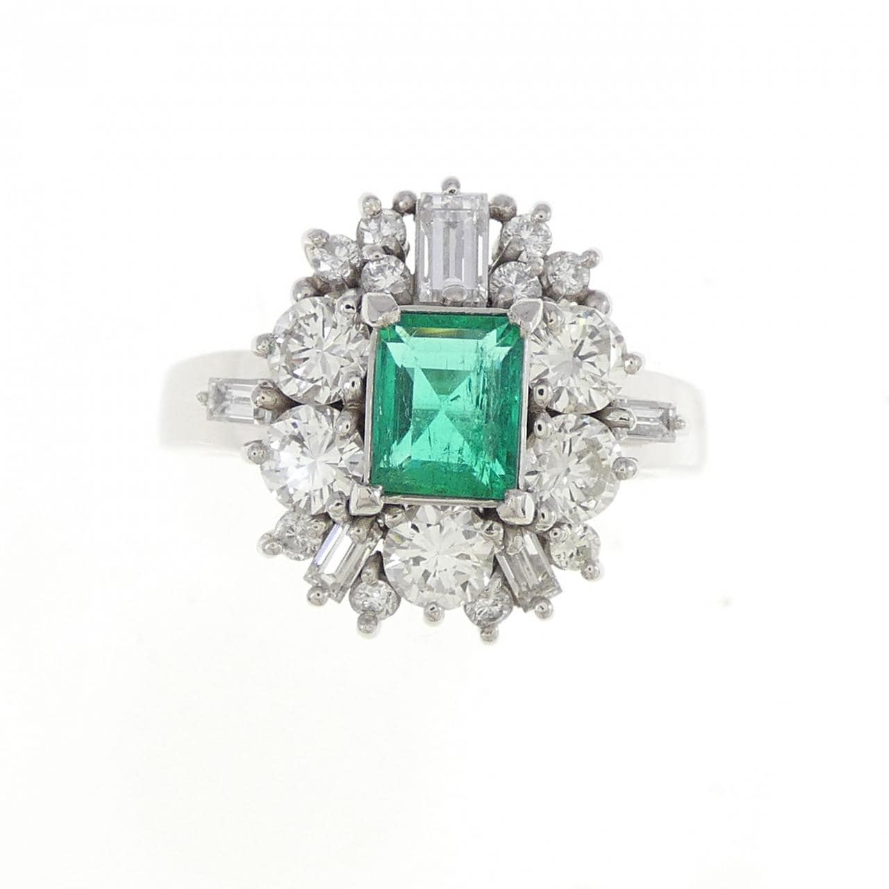 PT900 エメラルド リング 0.57CT