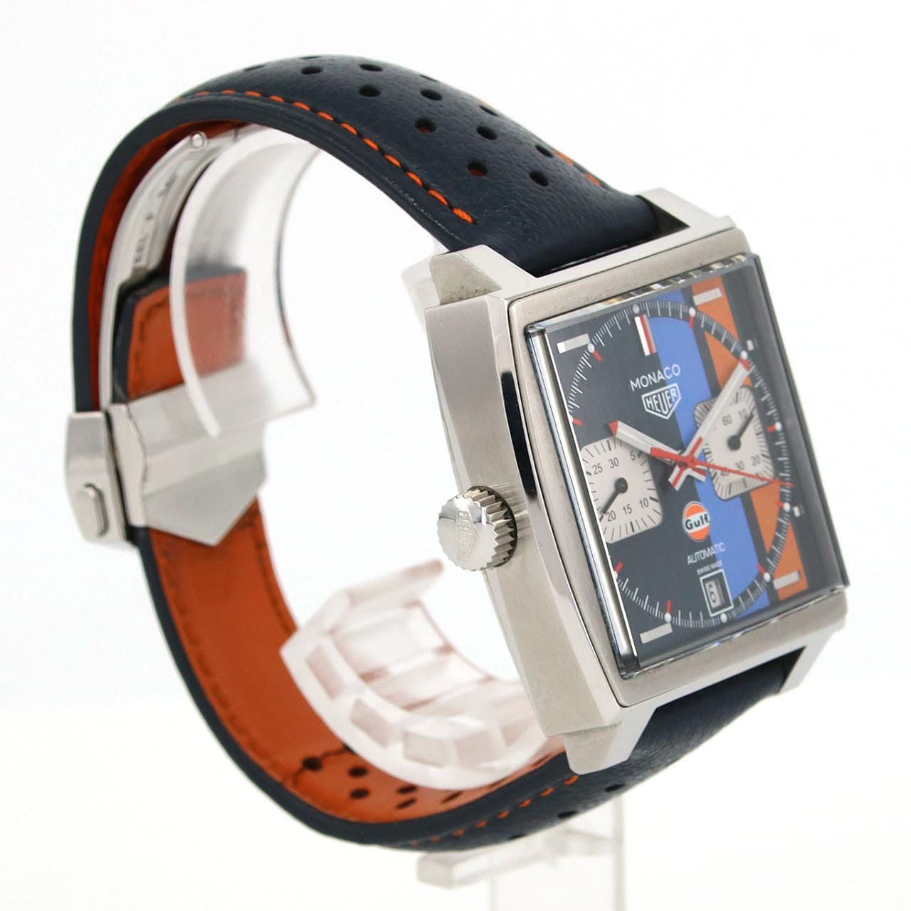 【无保养折扣价】TAG Heuer 豪雅摩纳哥系列计时腕表 Caliber 11 海湾特别版 CAW211R.FC6401 不锈钢自动上弦