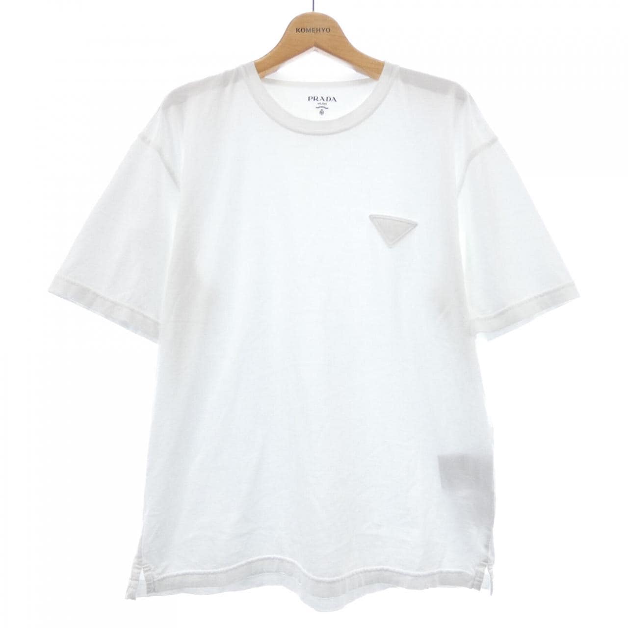 プラダ PRADA トライアングルロゴ UJN852 S232 13CC Tシャツ