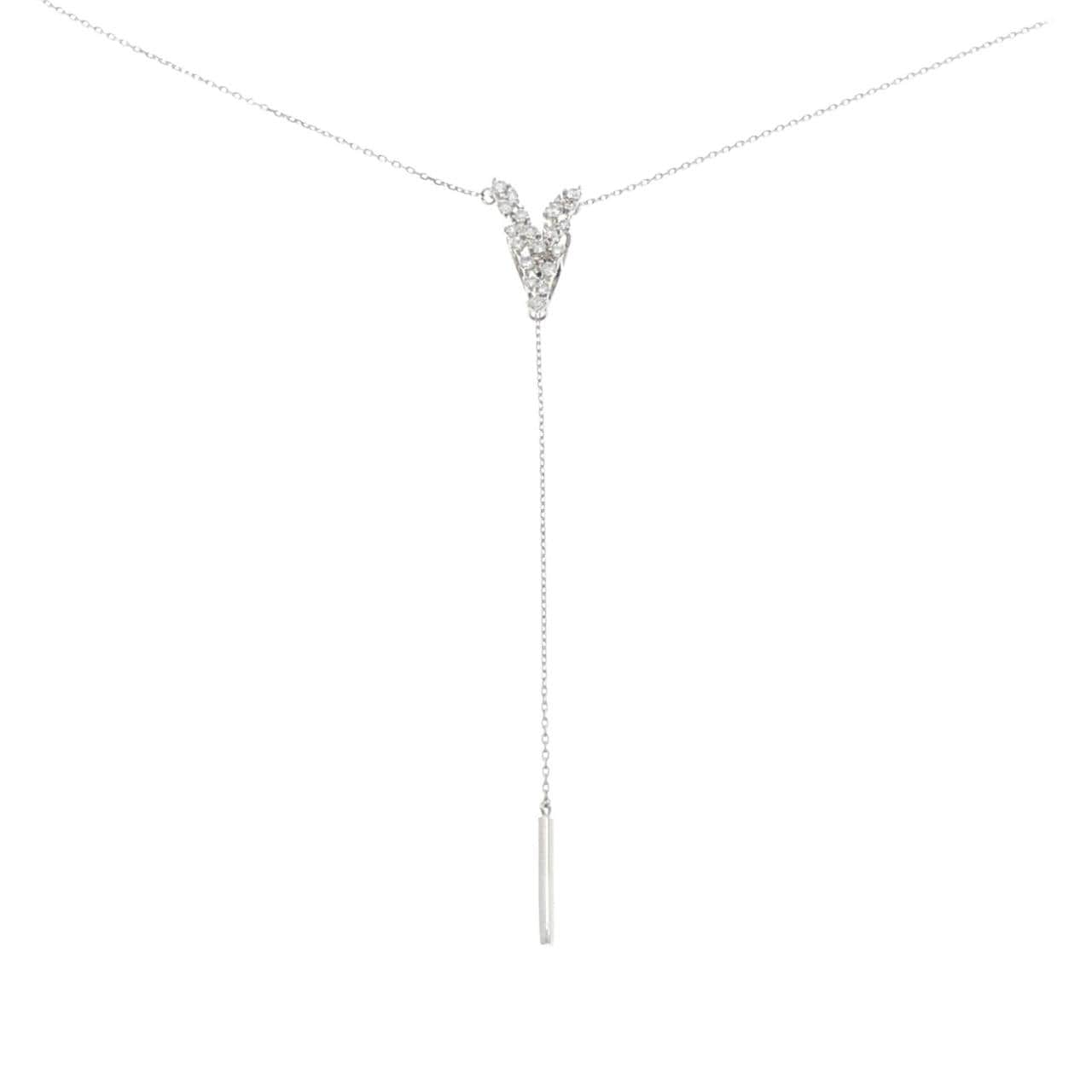 PT900/PT850 ダイヤモンド ネックレス 0.37CT