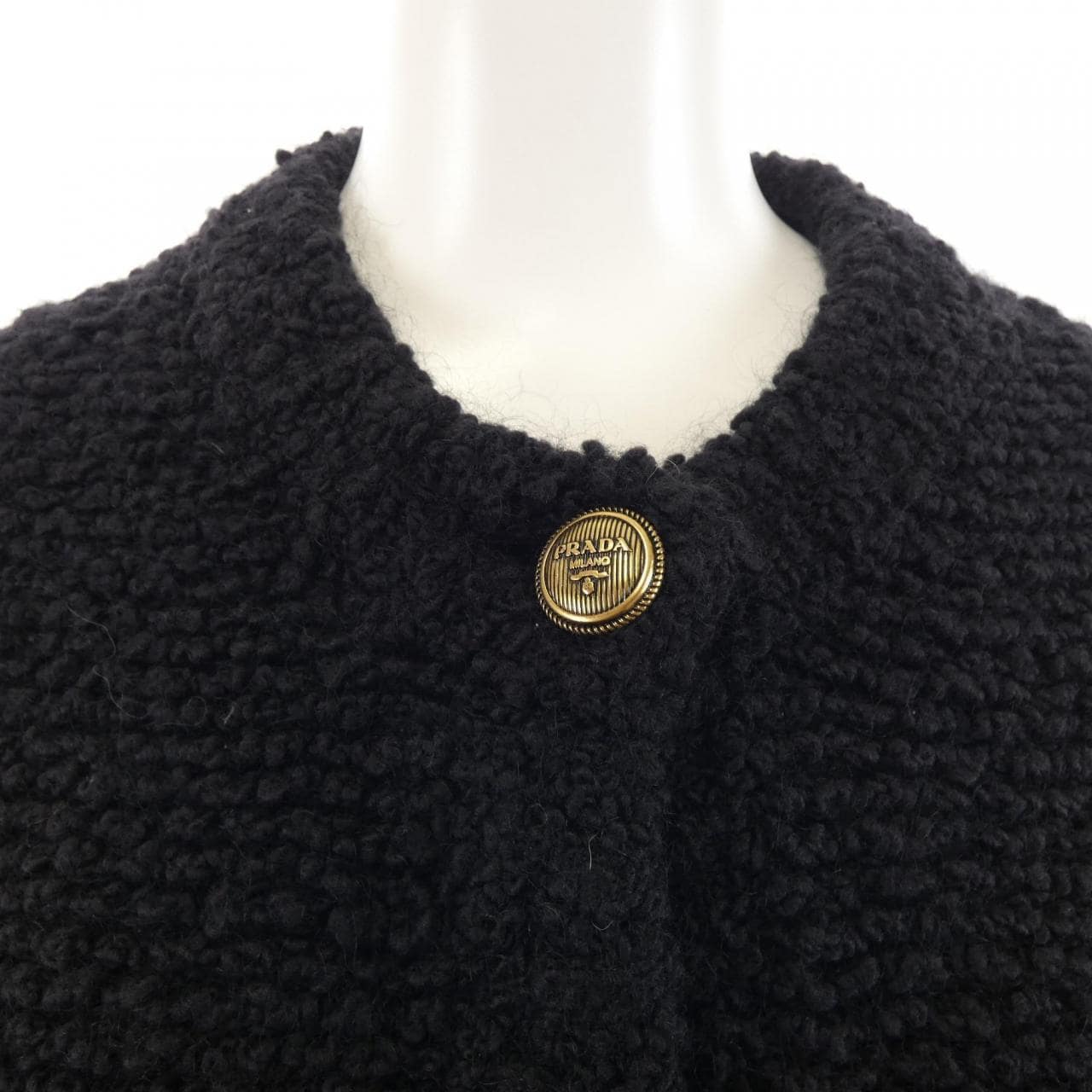 プラダ PRADA ブークレモヘア P25L98 S232 13CS カーディガン