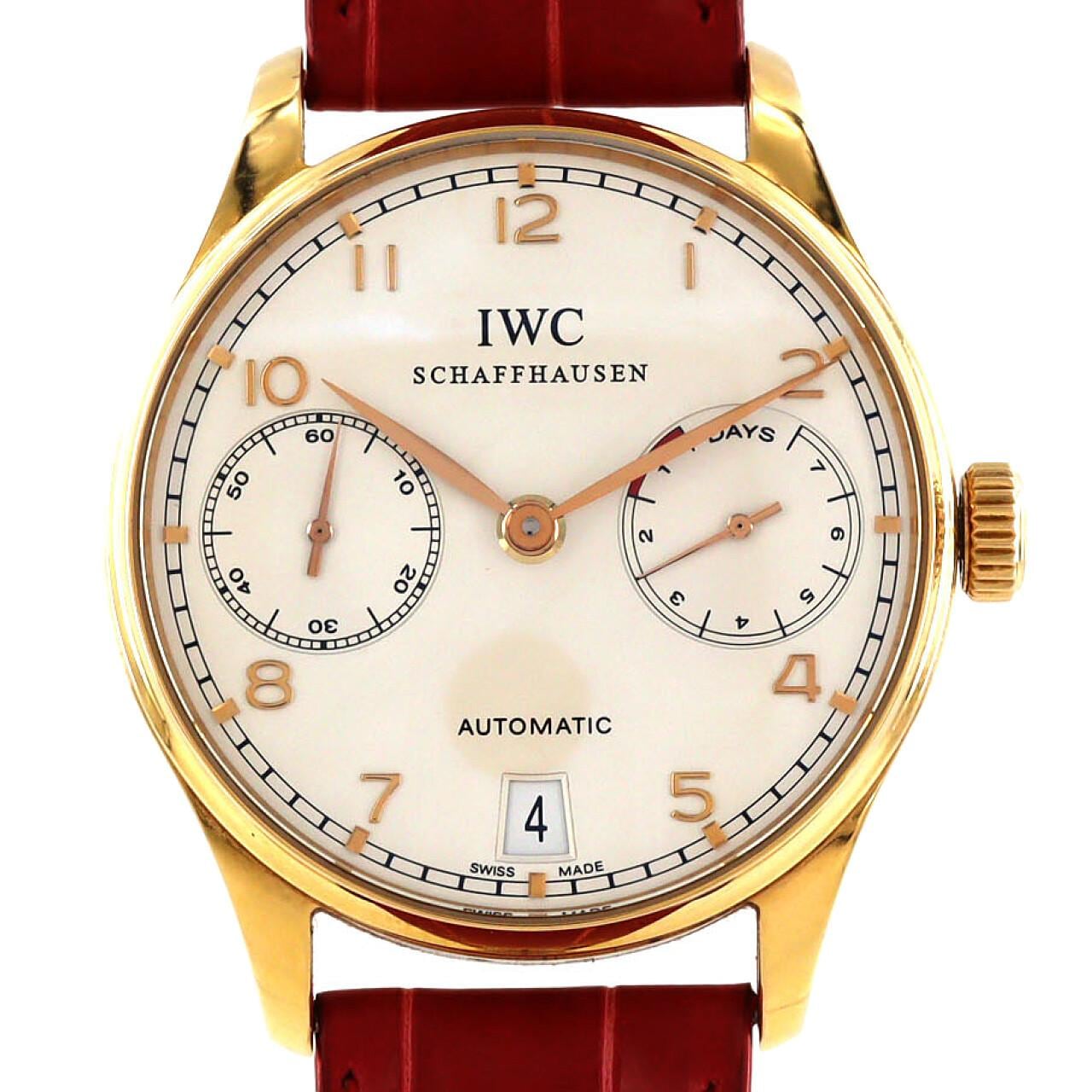 【ノーメンテナンス還元価格】IWC ポルトギーゼオートマティック PG IW500101 PG･RG 自動巻