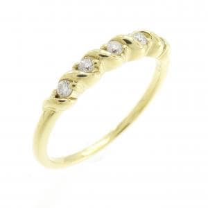 K18YG ダイヤモンド リング 0.08CT