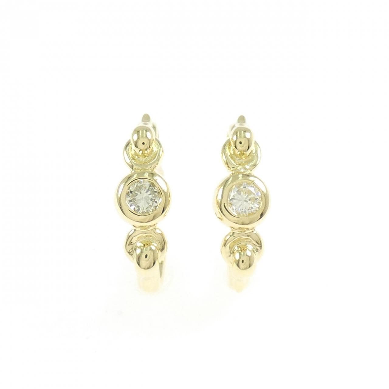 K18YG Diamond earrings 0.20CT