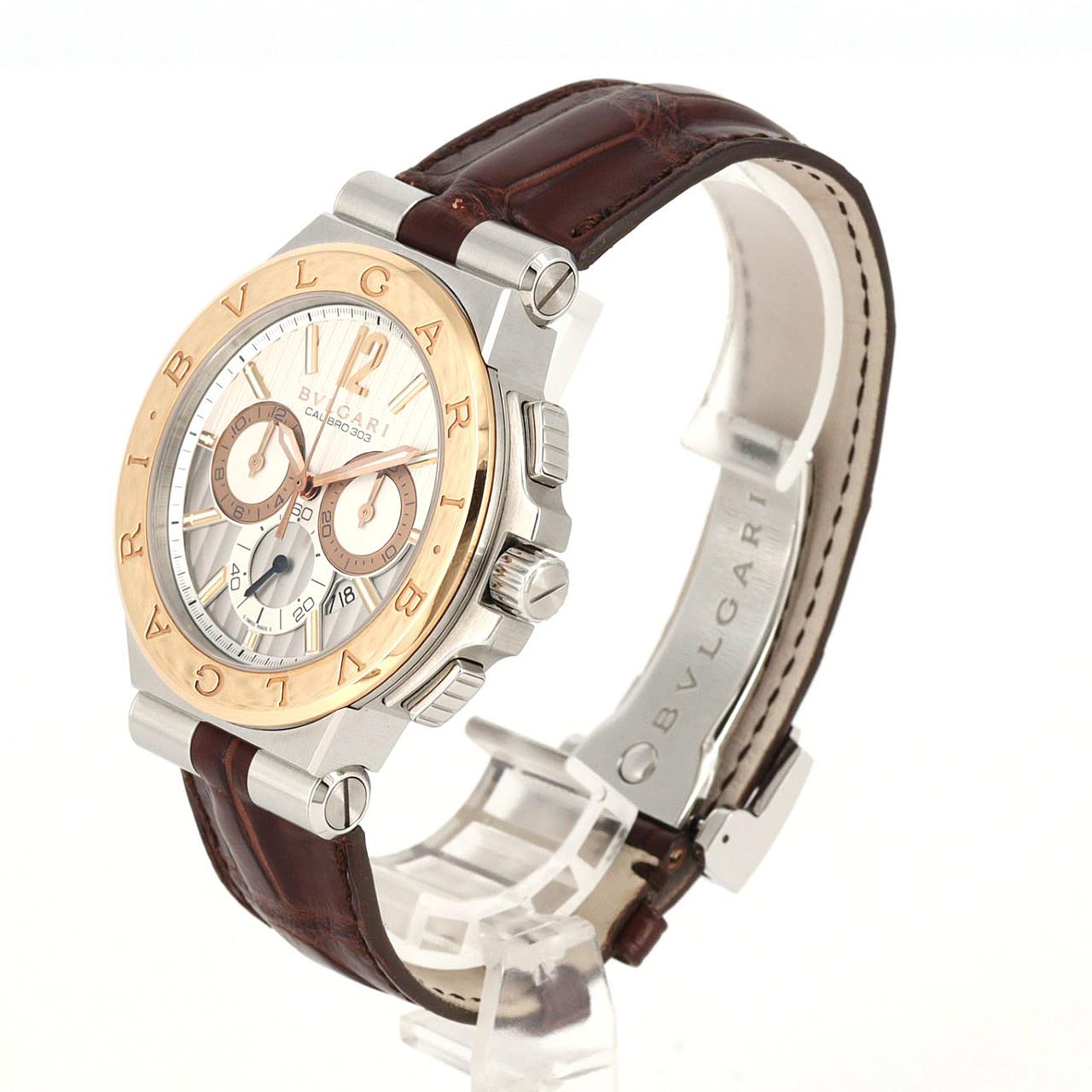 BVLGARI Diagono Calibro 303 PG 组合 DGP42SGCH/101879 SSxPG自动上弦