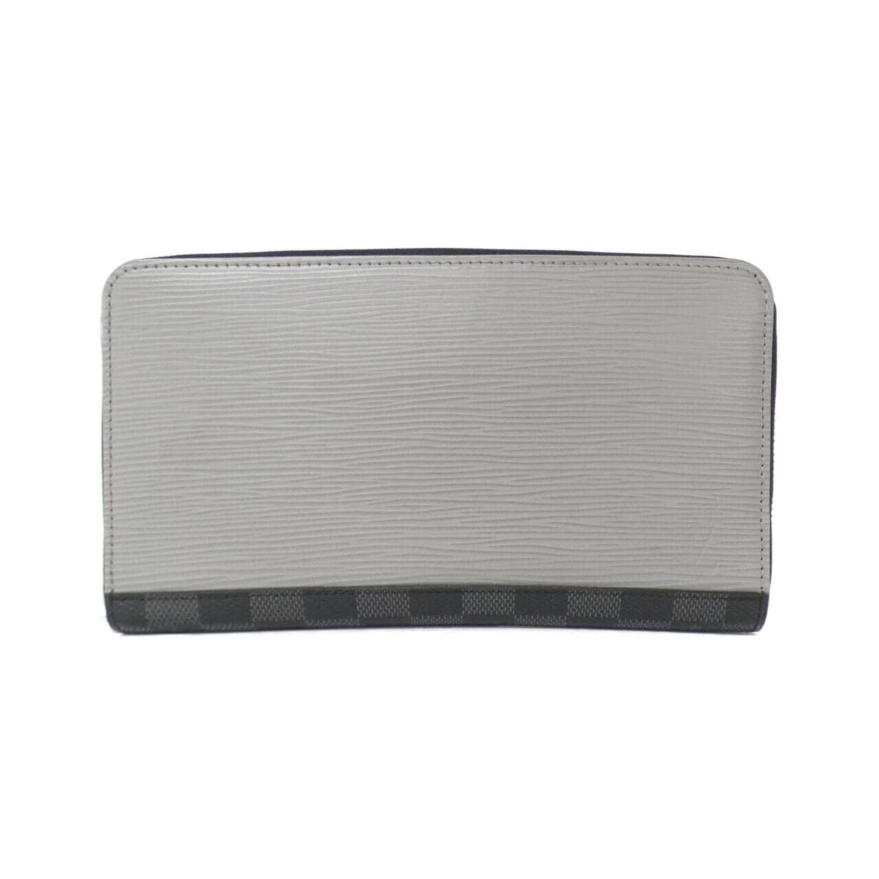 LOUIS VUITTON Epi + Damier 石墨拉链收纳夹M62930 錢包