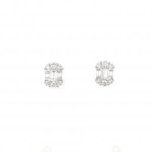 PT900 ダイヤモンド ピアス 0.40CT