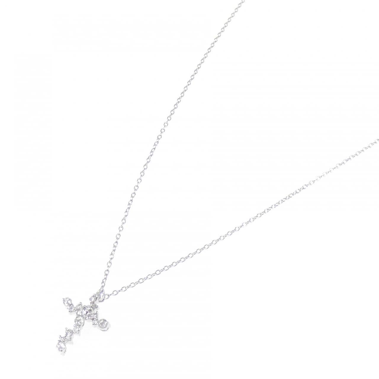 ポンテヴェキオ クロス ネックレス 0.17CT
