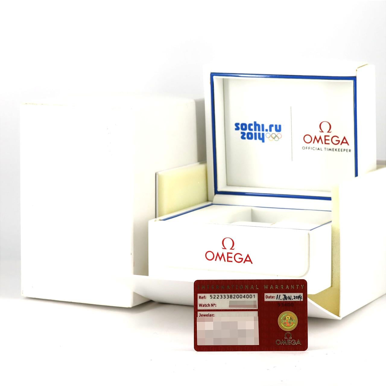 【ノーメンテナンス還元価格】オメガ シーマスタープラネットオーシャン･ソチ2014" LIMITED" 522.33.38.20.04.001 SS 自動巻