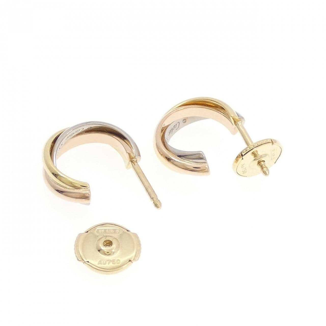 カルティエ トリニティ スモール ピアス