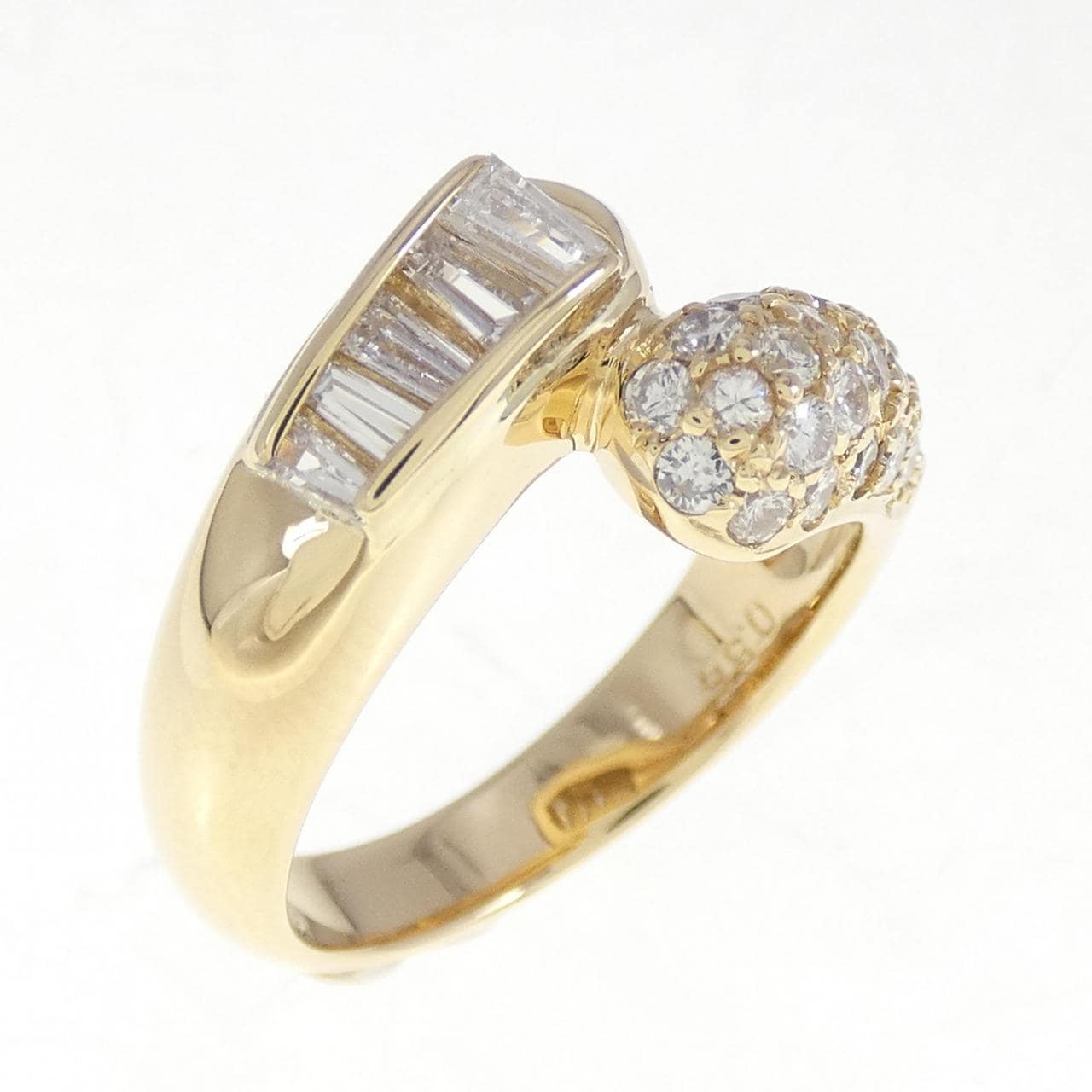 K18YG ダイヤモンド リング 0.56CT