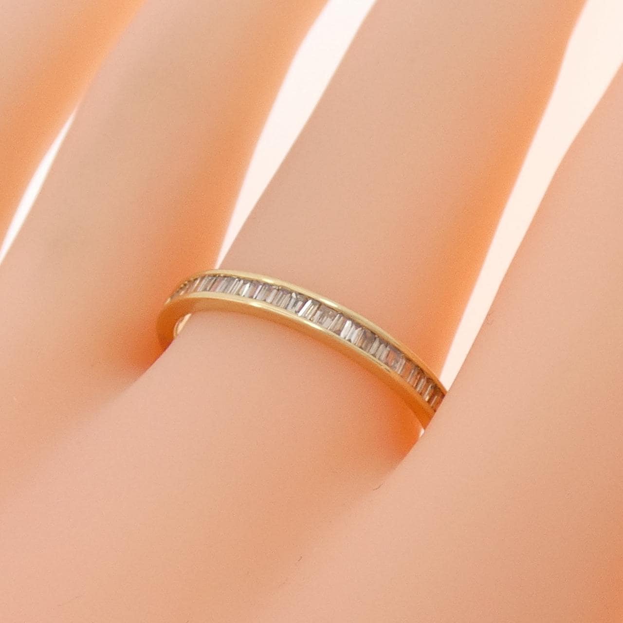 K18YG/K18WG ダイヤモンド リング 0.50CT
