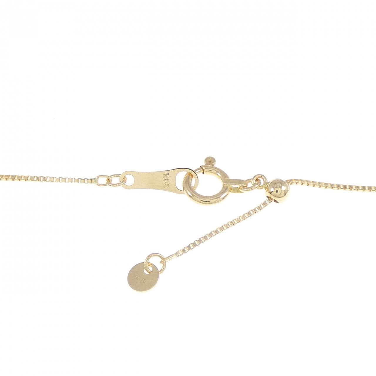 【新品】K18YG ハート ダイヤモンド ネックレス 0.30CT