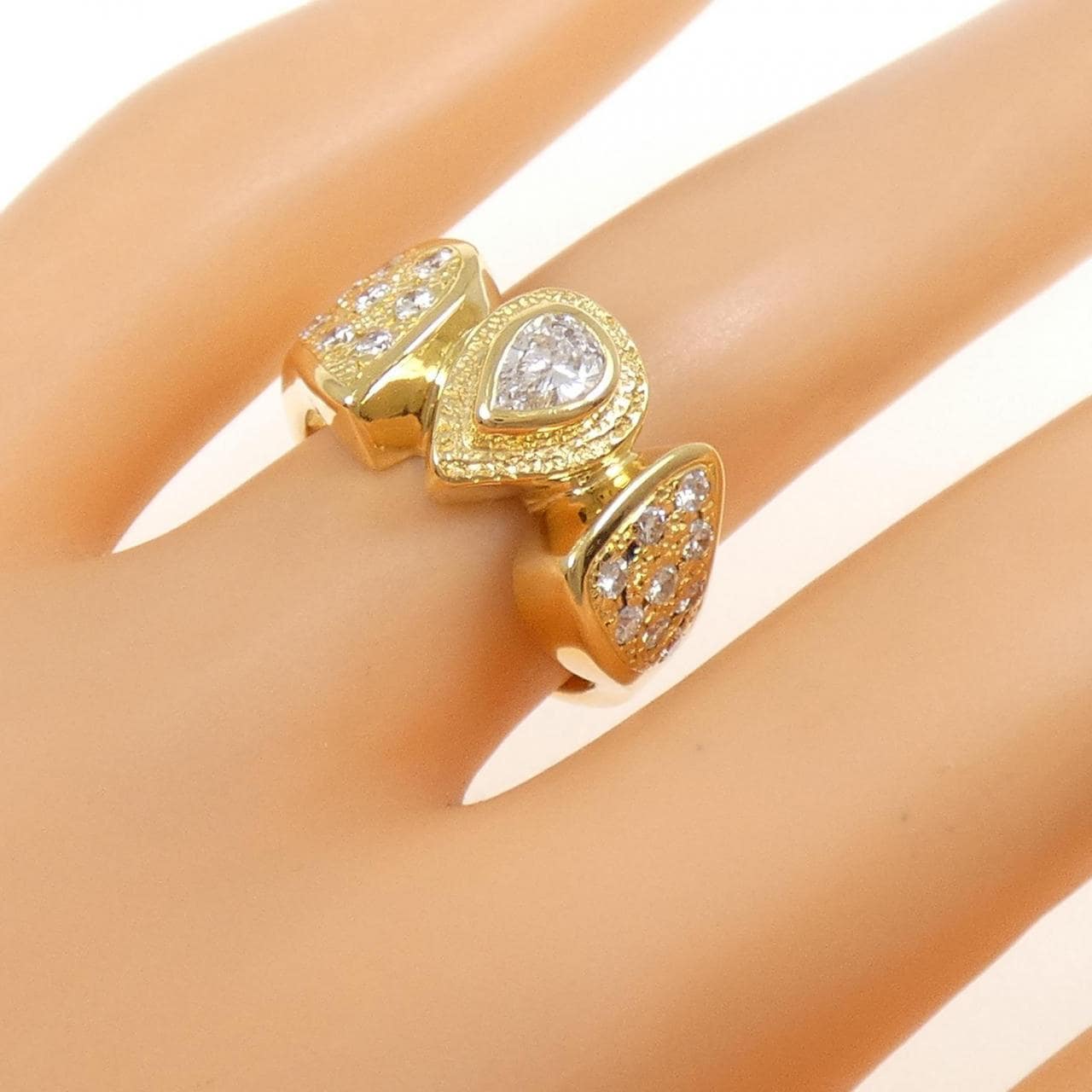 K20YG ダイヤモンド リング 0.282CT