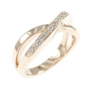 K18PG ダイヤモンド リング