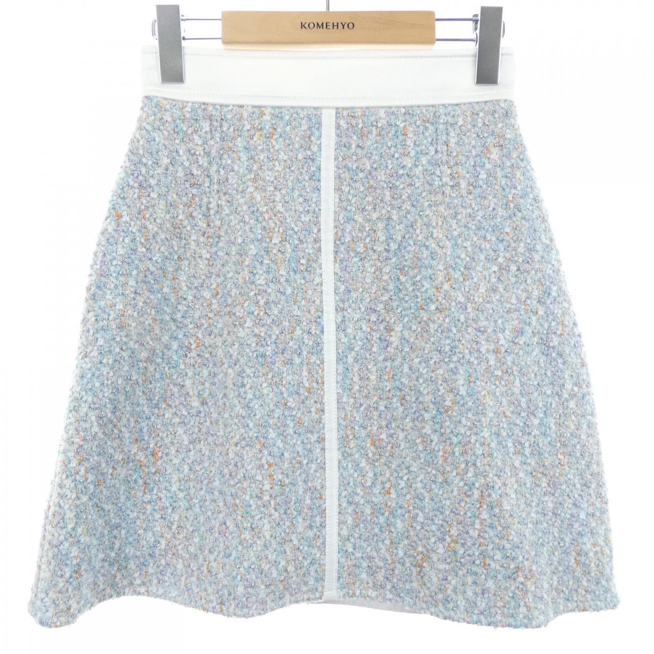 ルイヴィトン LOUIS VUITTON スターダストルレックスツイードAラインミニスカート FNSK43P24 スカート