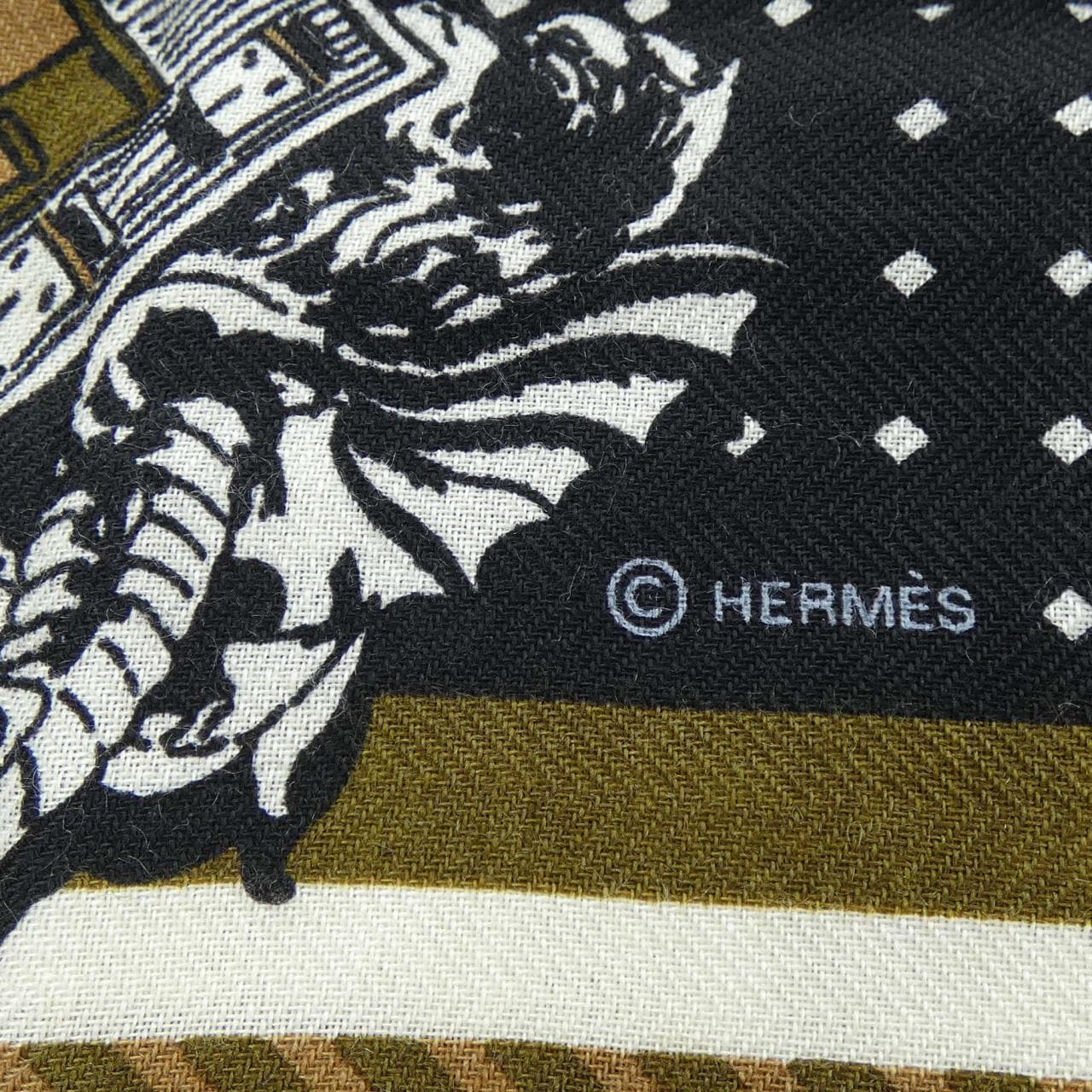 エルメス HERMES HARNAIS DE COUR BANDANA H243935S カレジェアン140 ショール