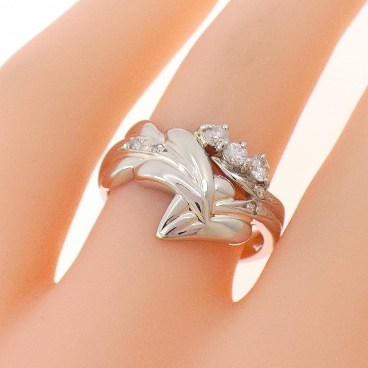 PT900钻石戒指0.21克拉