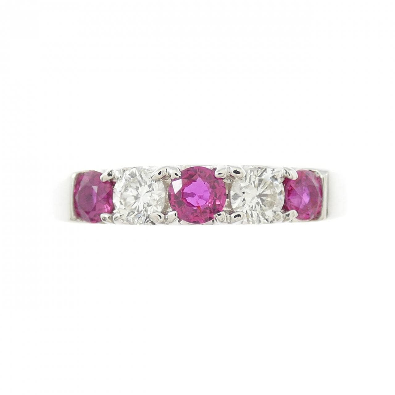 PT950 ルビー リング 0.43CT