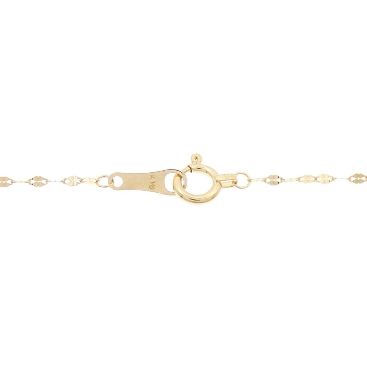 K18PG/K18YG ダイヤモンド ネックレス 0.20CT