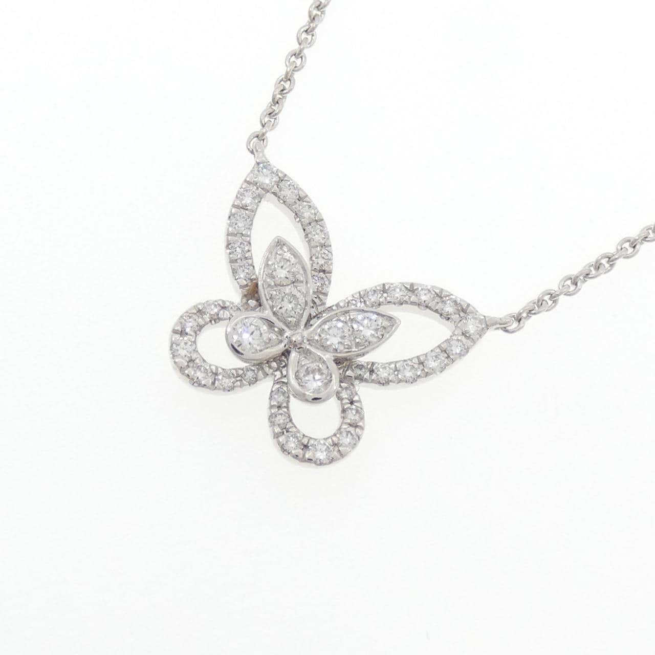 グラフ バタフライシルエット ミニ ネックレス