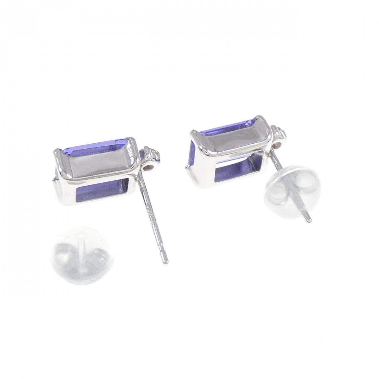 【リメイク】PT タンザナイト ピアス 1.74CT