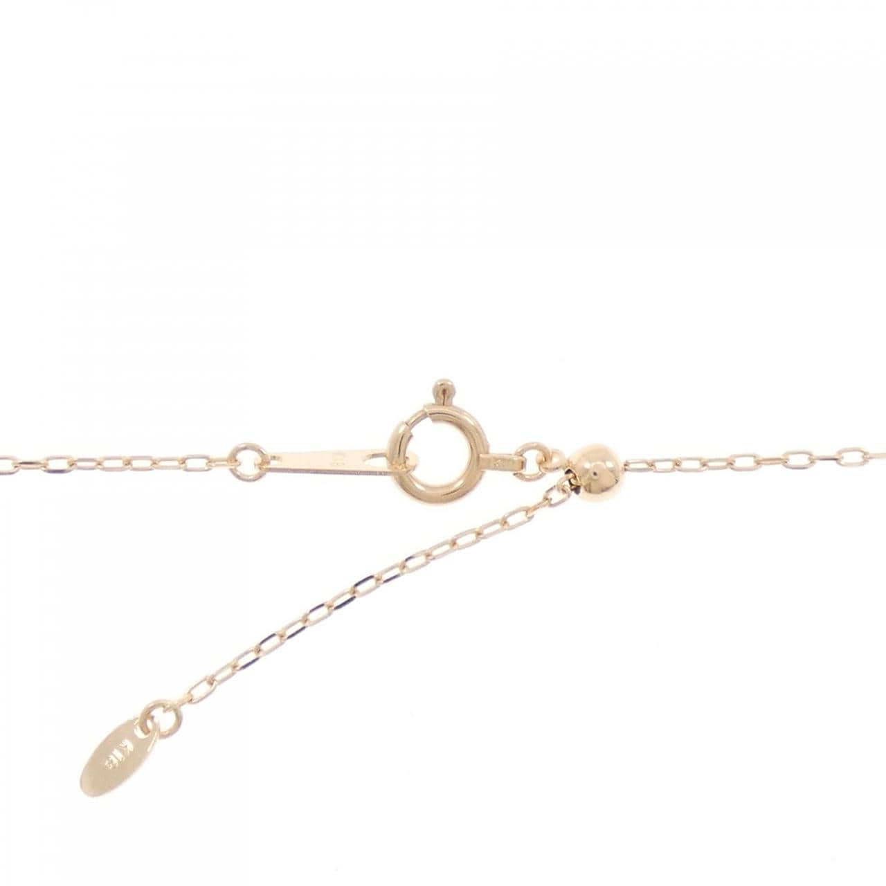 K18PG ダイヤモンド ネックレス 0.18CT