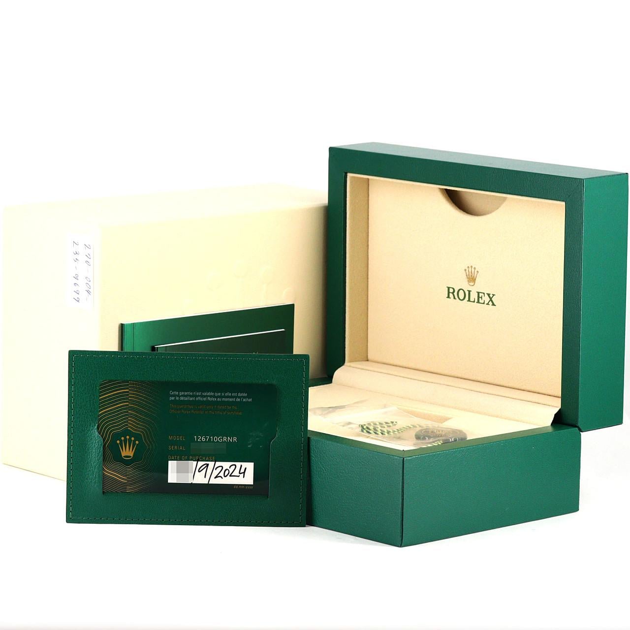 ROLEX GMT Master II 126710GRNR･3 SS自动上弦随机编号