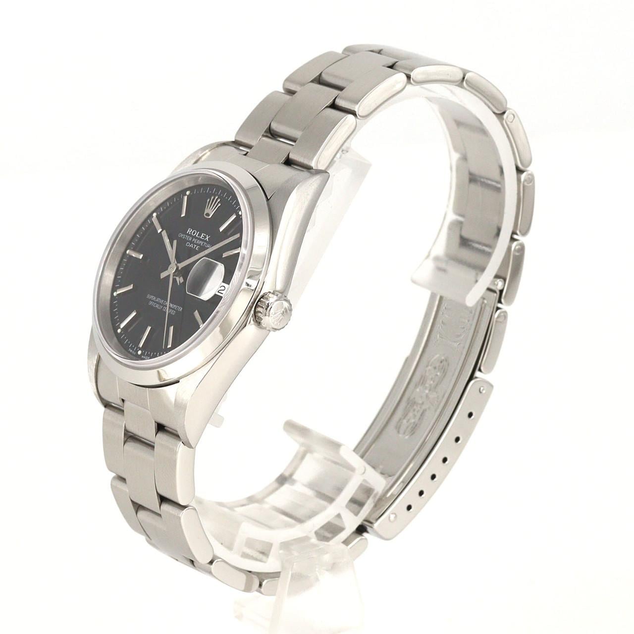 ロレックス オイスターパーペチュアルデイト 15200 SS 自動巻 A番