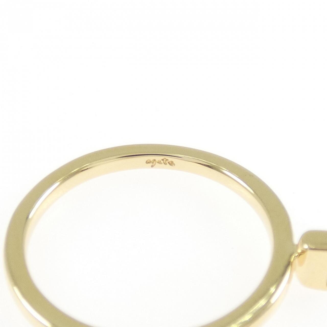 アガット ダイヤモンド リング 0.06CT