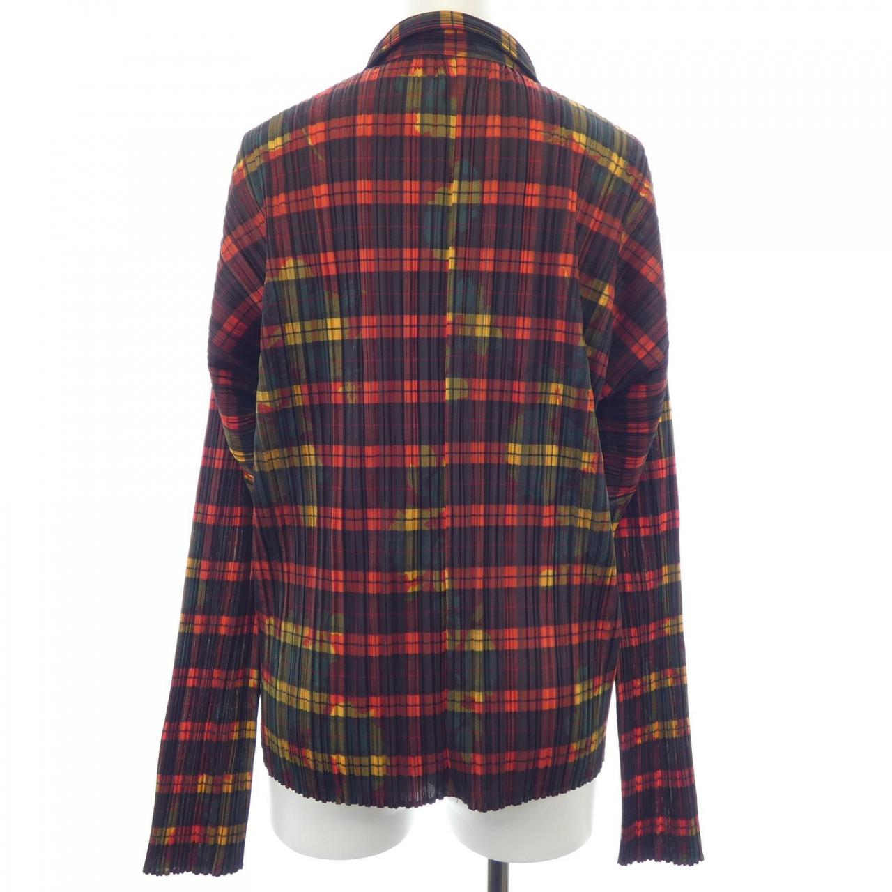 プリーツプリーズ PLEATS PLEASE 2006 チェック PP64-JJ443 カーディガン