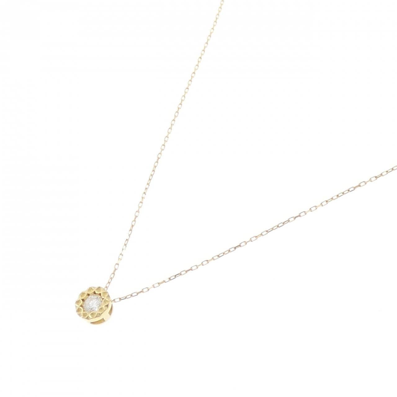 K18YG ダイヤモンド ネックレス 0.10CT