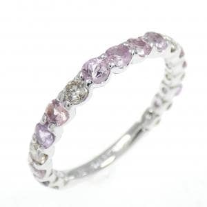 K18WG サファイヤ リング 0.91CT